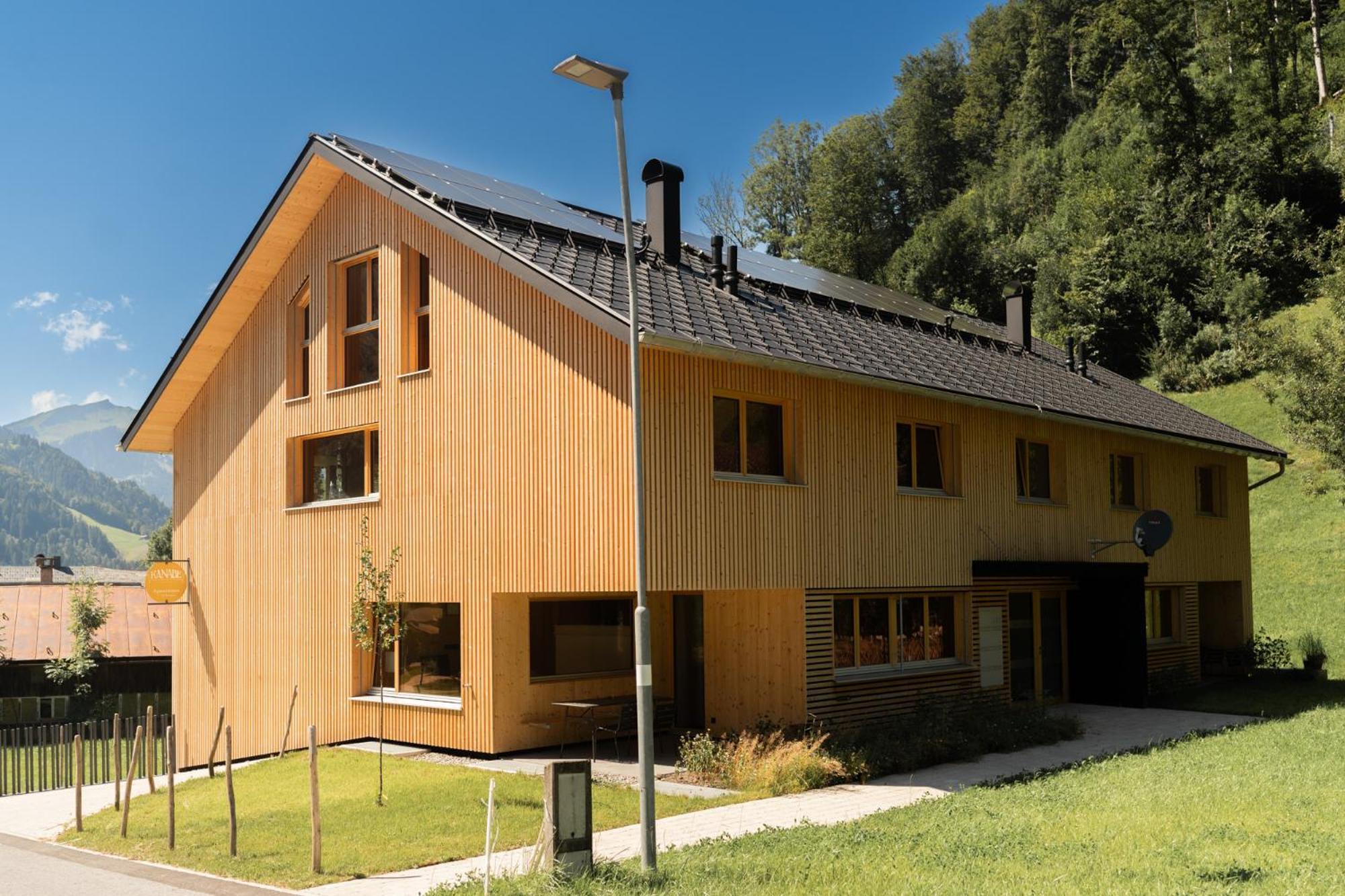 Haus Kanabe Schoppernau Exterior foto